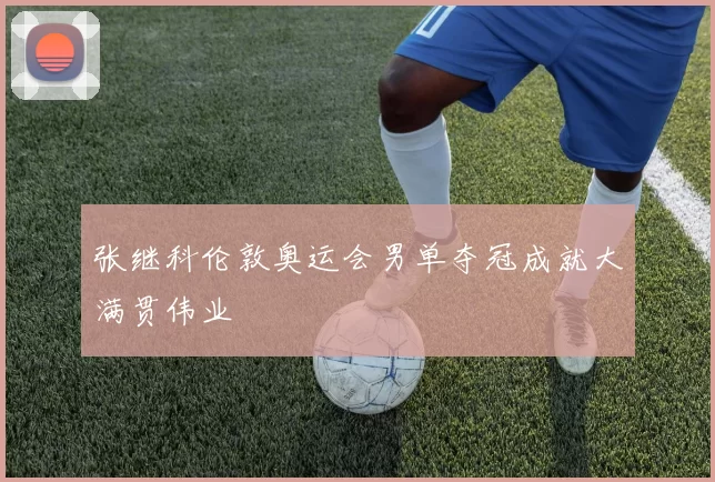 张继科伦敦奥运会男单夺冠成就大满贯伟业